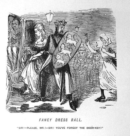 Ball Dress on Sketch From 1846  Fancy Dress Ball