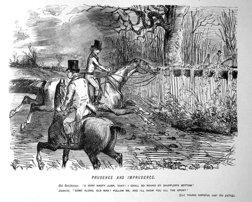 Sketch from 1847: Prudence and Imprudence